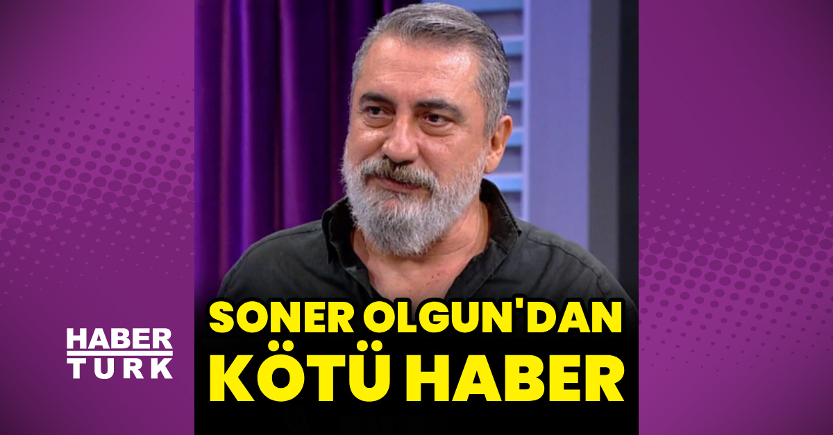 Ünlü şarkıcı Soner Olgun'dan kötü haber