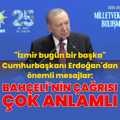 Cumhurbaşkanı Erdoğan'dan açıklamalar