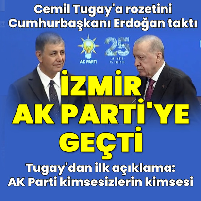 Cemil Tugay AK Parti'ye katıldı