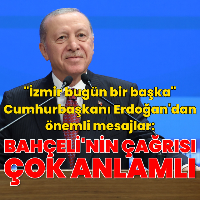 Cumhurbaşkanı Erdoğan'dan açıklamalar