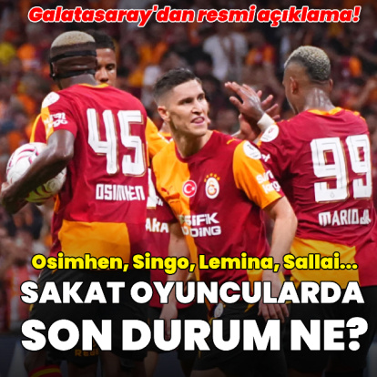 G.Saray'da sakatlarda son durum ne?