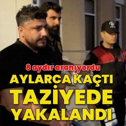 Taziye ziyaretinde yakalandı