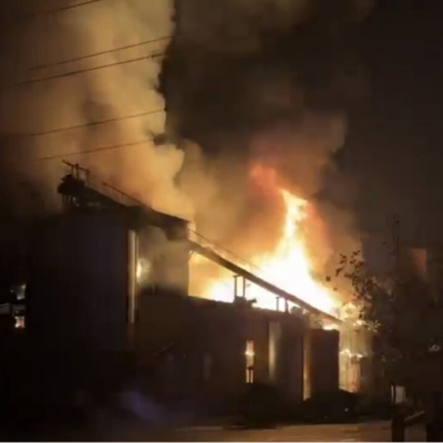 Balıkesir'de yağ fabrikasında yangın
