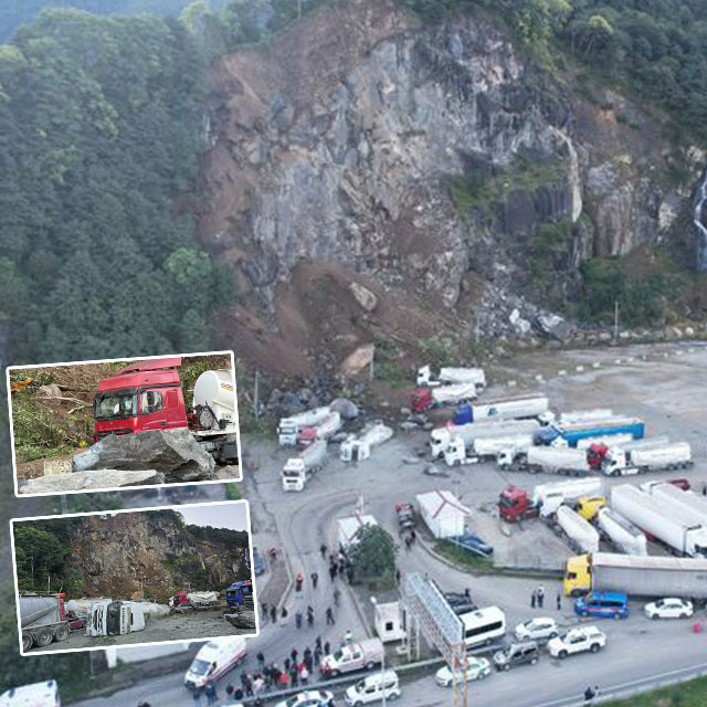 Gökten kaya yağdı! TIR parkında facia!