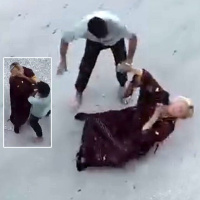 Sokaktaki feryatlar yürekleri parçaladı... Kadına şiddet kamerada!