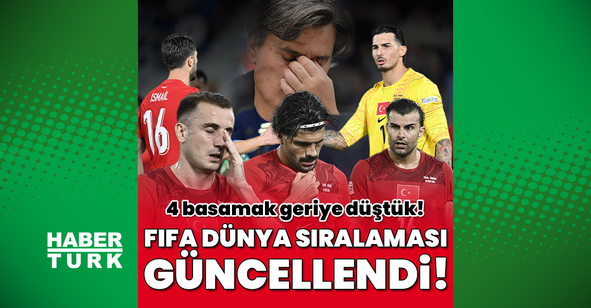 FIFA Dünya sıralaması güncellendi!