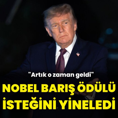 Trump Nobel Barış Ödülü'nü hak ettiğini yineledi