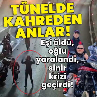 Tünelde kahreden dakikalar!
