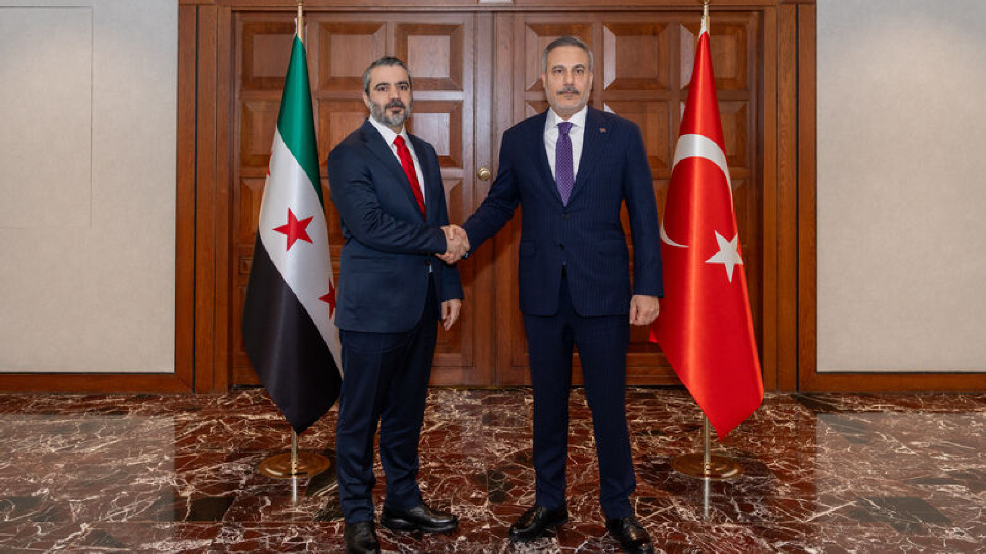 Dışişleri Bakanı Fidan, Suriye'li mevkidaşı Şeybani ile görüştü