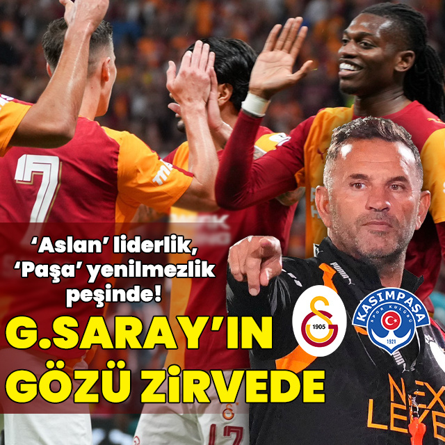 Galatasaray'ın gözü zirvede!