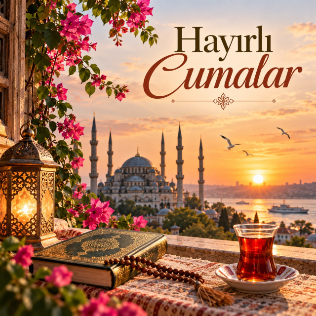 En güzel ve resimli Cuma mesajları