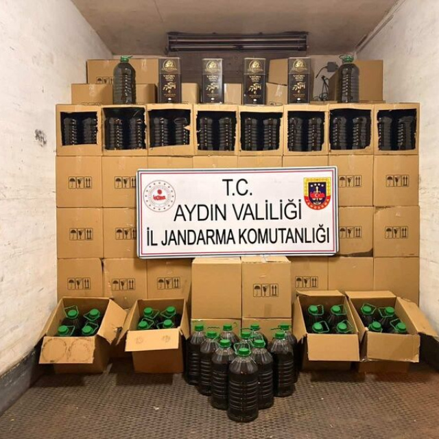 Aydın'da ele geçirildi: 5 bin 300 litre