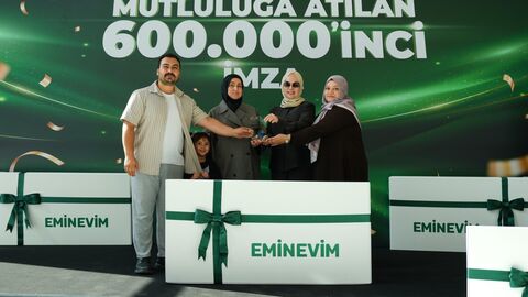 Eminevim’den 600 bininci teslimat