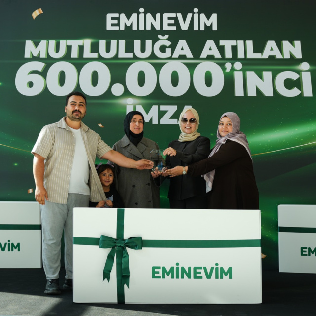 Eminevim'den 600 bininci teslimat