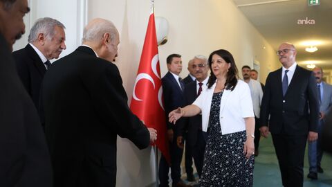 DEM heyeti, MHP lideri Bahçeli ile görüştü
