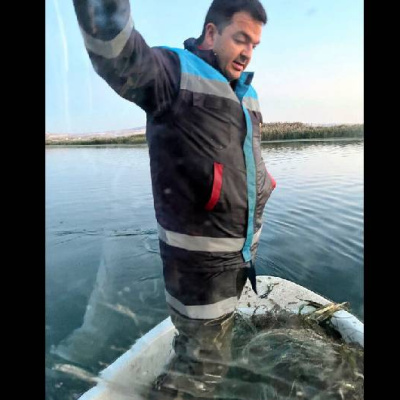 Kapulukaya Barajı'nda hayalet ağ bulundu