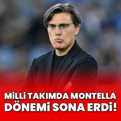 A Milli Takım'da Montella dönemi sona erdi!