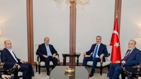 Bakan Fidan, Hamas heyeti ile görüştü