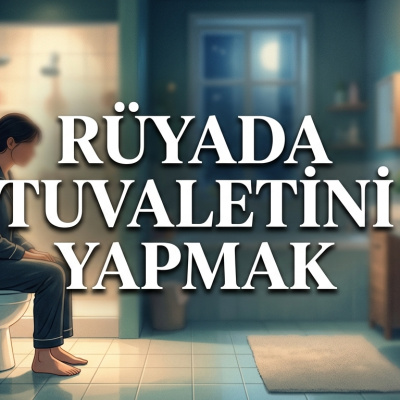 Rüyada tuvaletini yapmak ne anlama gelir?