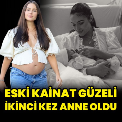 İkinci çocuğunu dünyaya getirdi