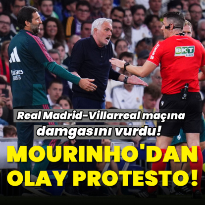 Mourinho'dan olay protesto!