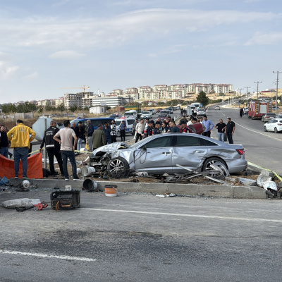 MHP konvoyunda kaza: 1 can kaybı ve 4 yaralı var