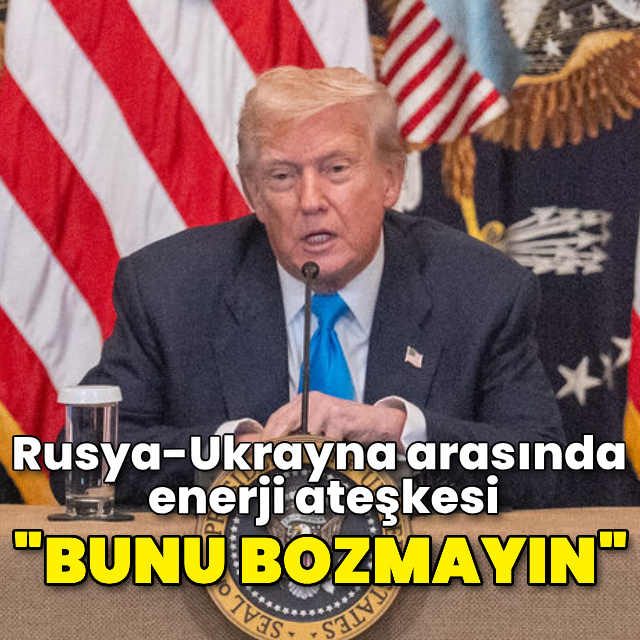 Rusya-Ukrayna arasında enerji ateşkesi