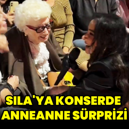 Konserde anneanne sürprizi