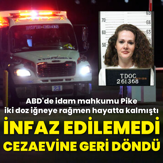 İnfaz girişimi başarısız oldu, cezaevine geri döndü