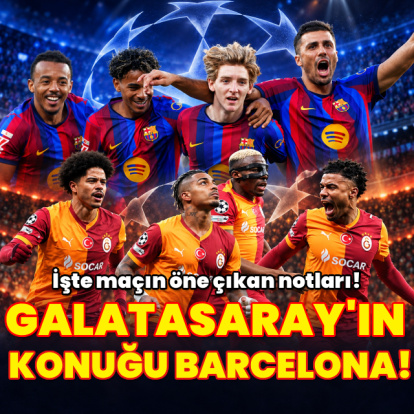 Devler Ligi'nde Galatasaray'ın konuğu Barcelona!