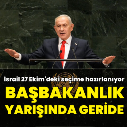 Netanyahu başbakanlık yarışında geride