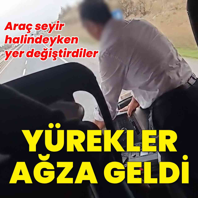 Seyir halinde yer değiştirdiler