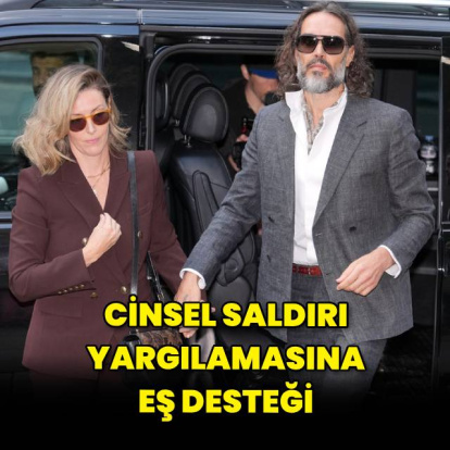 Cinsel saldırı duruşmasına eş desteği