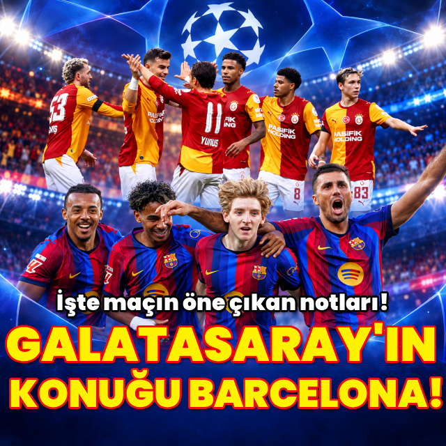 Devler Ligi'nde Galatasaray'ın konuğu Barcelona!