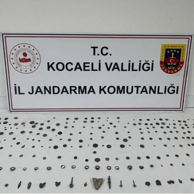 Kocaeli'de tarihi eser operasyonu