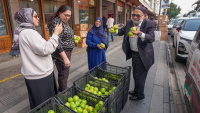 “Elmacı Dede” Diyarbakır’a elma getirdi | Son dakika haberleri