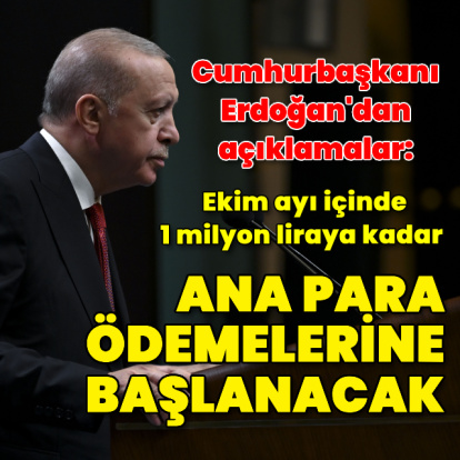 Cumhurbaşkanı Erdoğan'dan açıklamalar