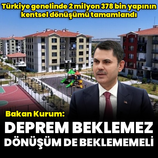 Kentsel dönüşüm çağrısı