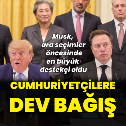 Elon Musk'tan Cumhuriyetçilere dev bağış