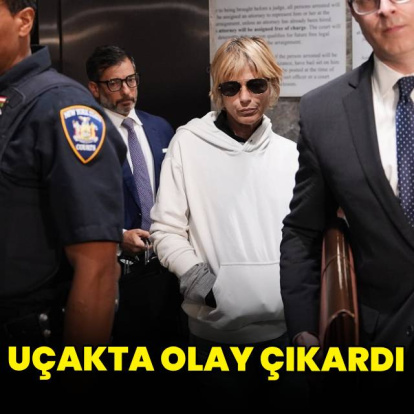 Uçakta olay çıkaran oyuncu tutuklandı