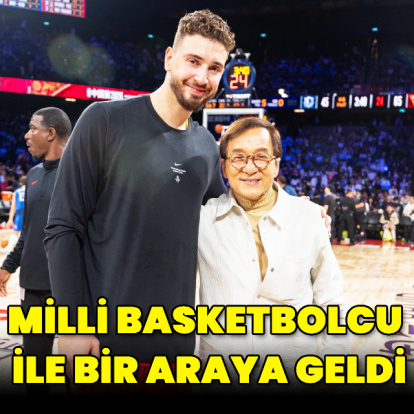 Milli basketbolcu ile bir araya geldi