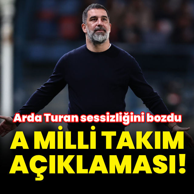 Arda Turan'dan A Milli Takım açıklaması!