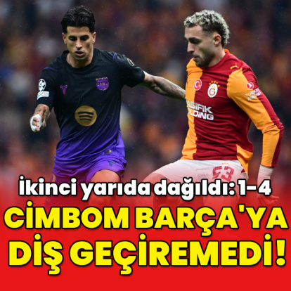 Galatasaray, Barcelona'ya diş geçiremedi!