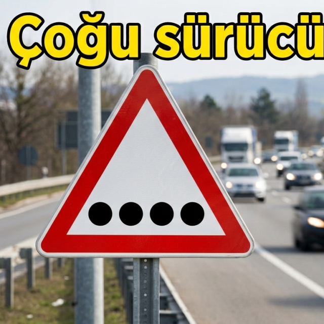 Çoğu sürücü anlamını bilmiyor!