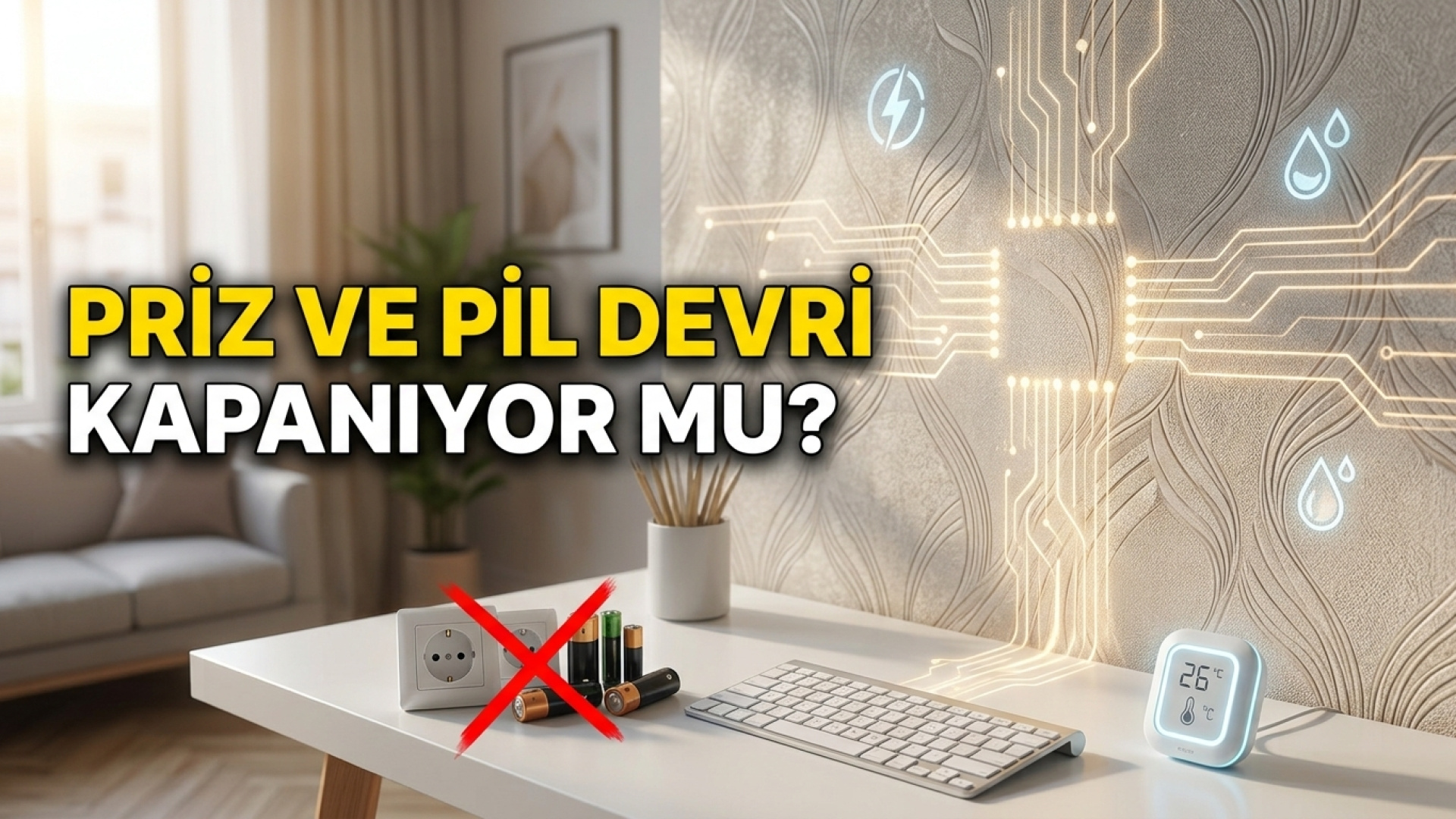 Havadaki nemden elektrik üretiyor!