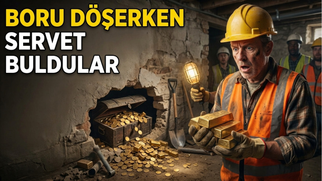 Bodrum duvarından 40'tan fazla külçe altın çıktı!