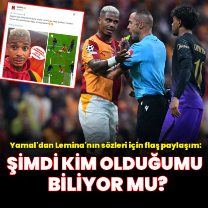 Yamal'dan Lemina'nın sözleri için flaş paylaşım!