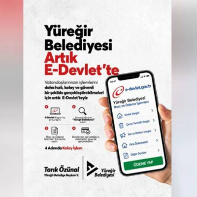 Yüreğir Belediyesi e-Devlet'e taşındı