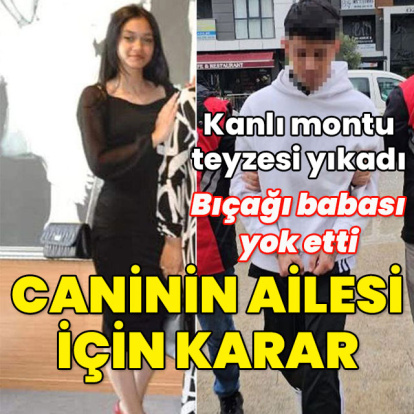 30 bıçak darbesi! Kan donduran cinayette aile boyu tahliye!