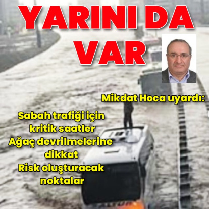 İstanbul için kritik sel uyarısı